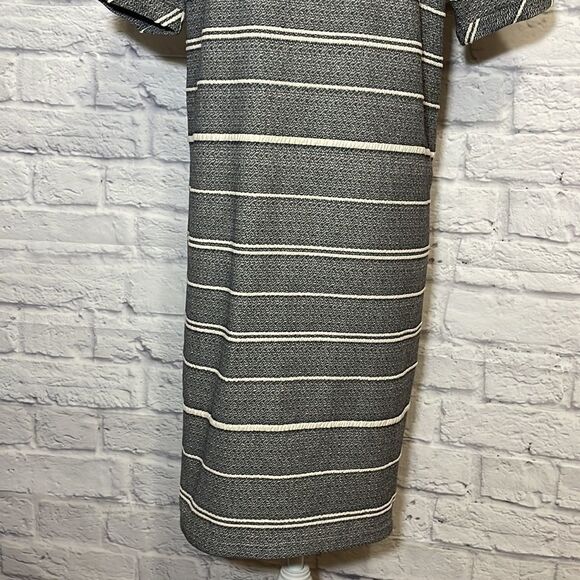 Ichi Ponnie Blue And White Striped Summer Dress Size Small - Picture 9 of 13